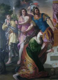 Louis XIV enfant en allégorie du Roi Salomon, Corsaint, Côte d'Or, Bourgogne